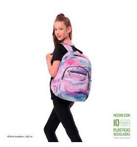 MOCHILA ACUARELA GLITTER 0KD